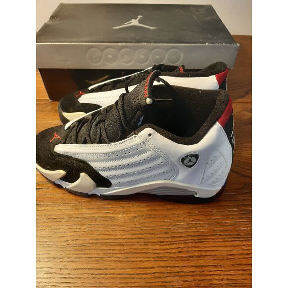 NEW Air Jordan 14 Retro GS Black Mens Size 6.5y main image 5